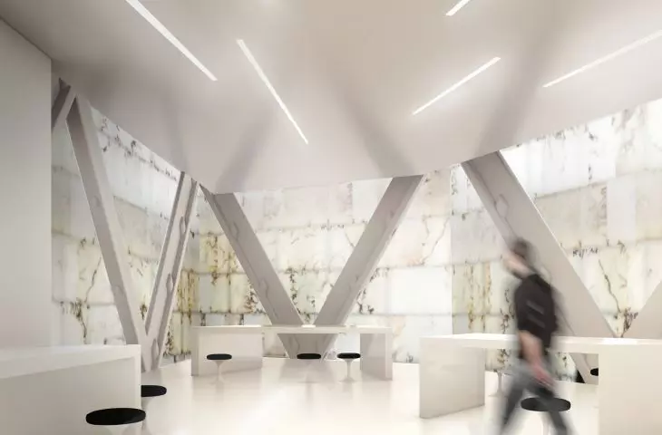Centrum Warsztatów Artystycznych w Mediolanie, wnętrze