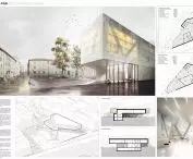 Centrum Warsztatów Artystycznych w Mediolanie, plansza konkursowa