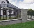 Concrete fences and garden landscaping elements