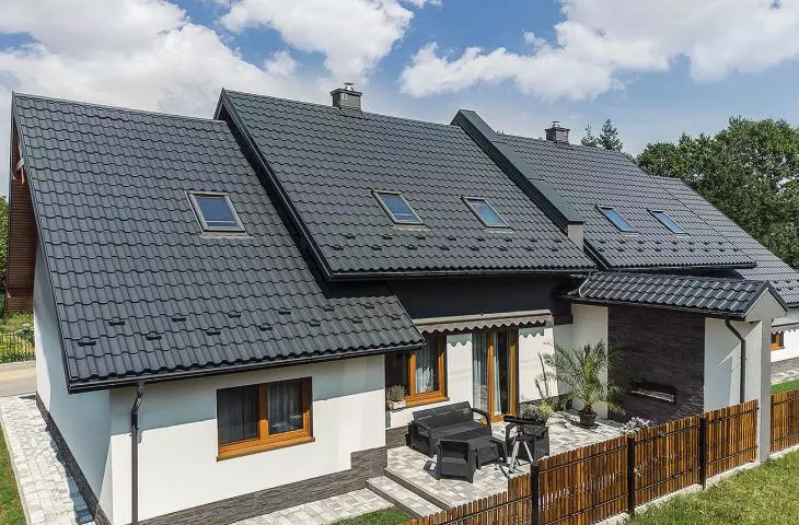 Blachodachówka REN - dom w zabudowie bliźniaczej w okolicach Tarnowa