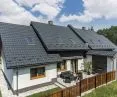 REN sheet metal roofing - semi-detached house near Tarnów