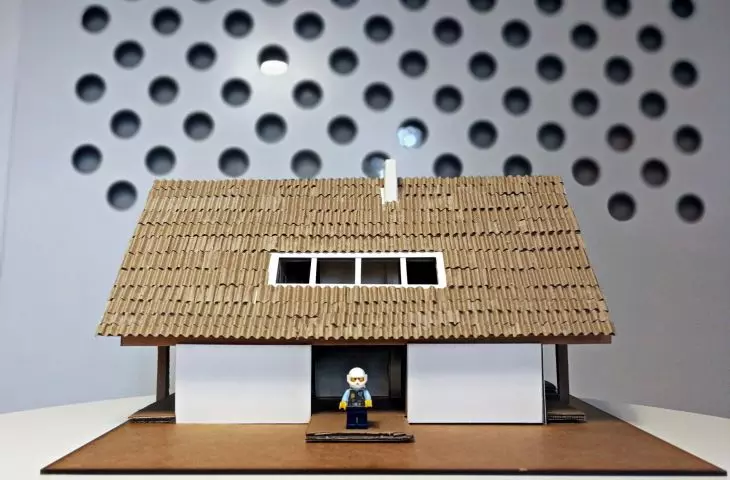 Dom na Mazurach, makieta, projekt: Archigrest
