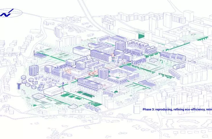 Karlpooling – projekt konkursowy Europan 15, Karlovac, Chorwacja (shortlisted), projekt: Archigrest
