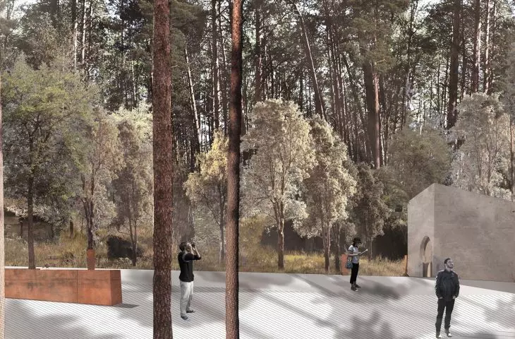 Nowe budynki na terenie Dzieła D-10