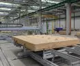 Prefabricated system of walls, roofs and ceilings in STEICO building system