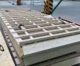 Prefabricated system of walls, roofs and ceilings in STEICO building system
