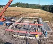 Prefabricated system of walls, roofs and ceilings in STEICO building system