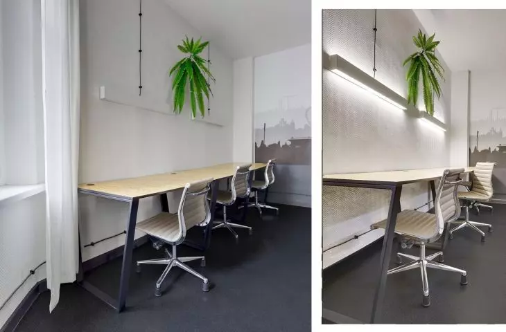 The interior of the DESKotheque in Chorzow