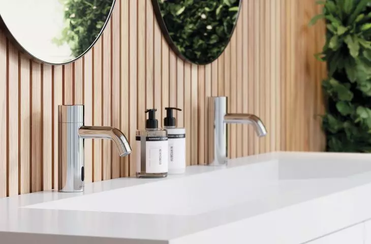 Touchless faucets - water savings and hygiene
