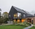House with dark facade