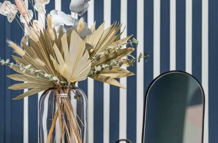 Where I like it, navy blue arrangement