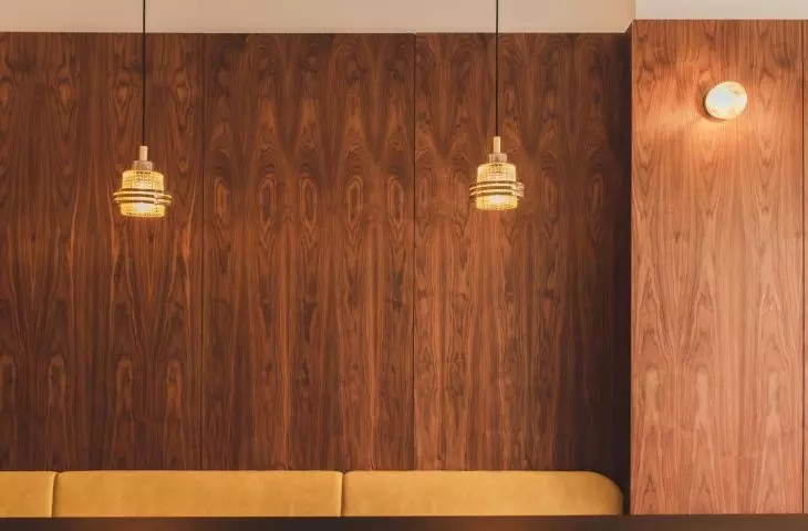 Wooden veneers and lamps of the Queen of Suburbs in Krakow