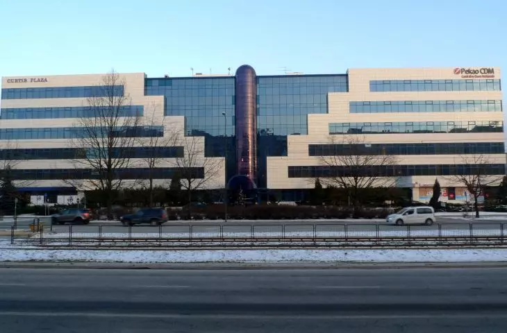 Curtis Plaza in Warsaw, proj.: Geokart Projekt (Miroslaw Kartowicz, Romuald Welder)