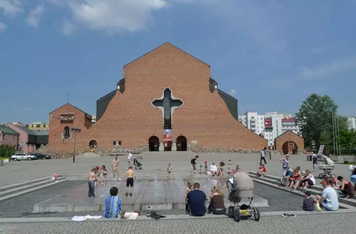 Church of the Ascension, designed by Marek Budzyński, Piotr Wicha, Zbigniew Badowski