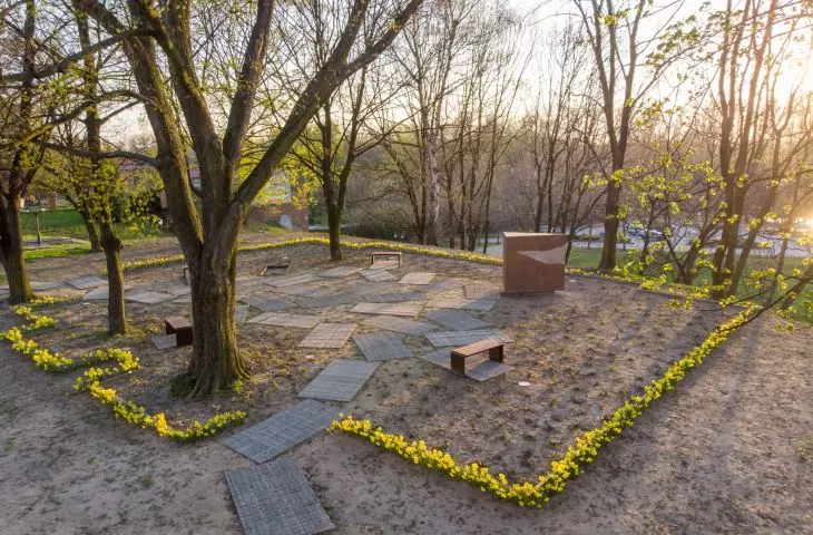 Park Pamięci Wielkiej Synagogi w Oświęcimiu