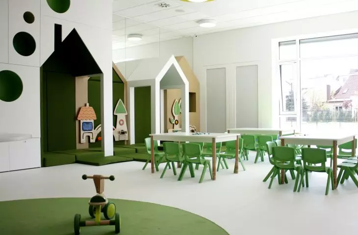 Grand Prix Nagrody Publiczności i I miejsce w kategorii Wnętrze — Żłobek Miejski Nr 1 w Wągrowcu