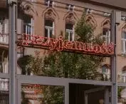 neon sign over the premises door