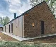 Brick modern barn in Swidnik