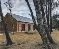 House on wooded plot
