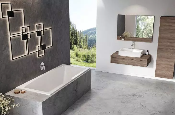 Complex bathroom arrangements - modern design and functionality