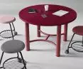 DEMINO table and PUNG stools