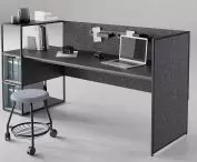Balma STEPPS desk and PUNG stool