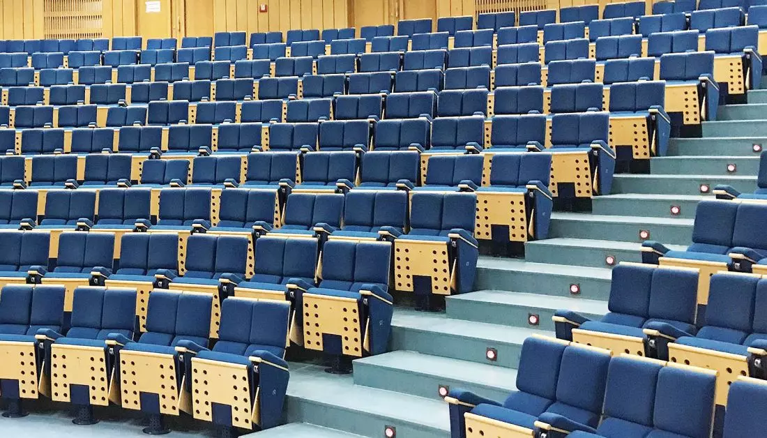 Kompleksowa aranżacja sal kinowych, teatralnych i audytoriów © SELLA