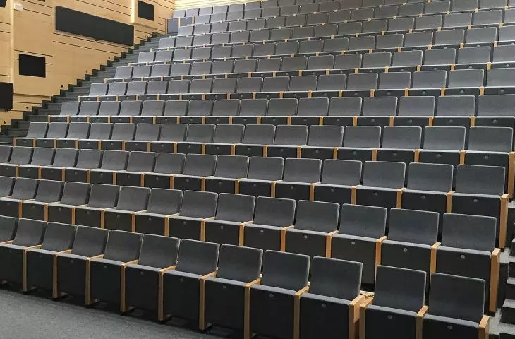 Comprehensive arrangement of cinemas, theaters and auditoriums