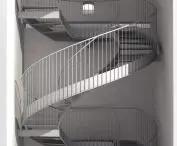 Zooming in on the steps of the observation tower