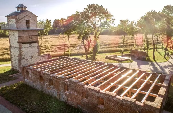 The ruins have been properly secured