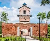 The former hop drying room has been adapted into an observation tower