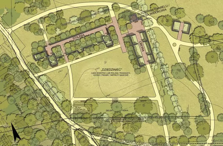 Plan folwarku 