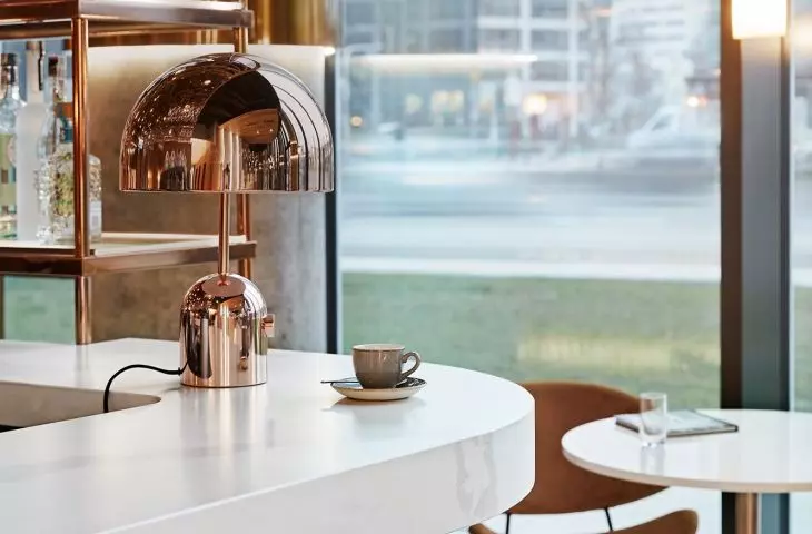 Copper interior details