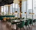 The hotel's interiors are saturated, full of color and eclectic