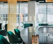 The sparkling top of the hotel bar