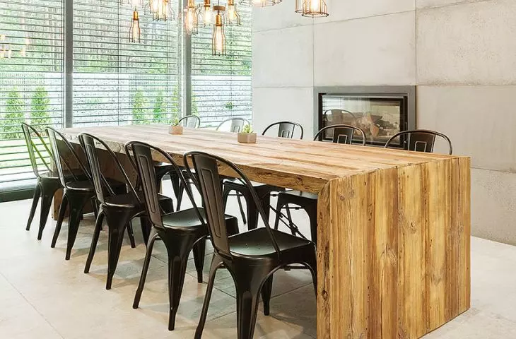 Beautiful fine furniture made of wood from old huts