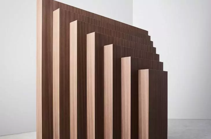 Mahogany Honduras veneer / design by Piero Lissoni 