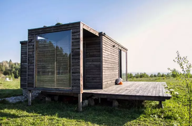 BioHome - eco-friendly modular house for expansion with natural materials