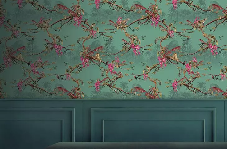 Hibiscus wallpaper, designed by Ted Baker London