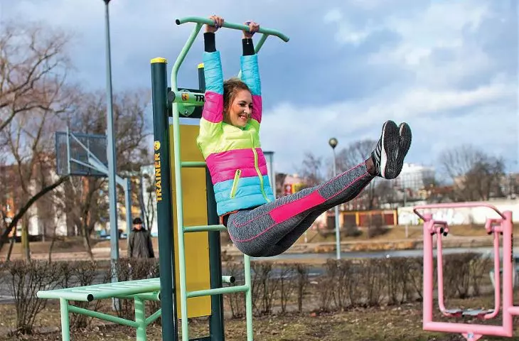 Outdoor gyms extremely robustly constructed and protected against corrosion