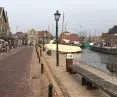 Anti-flood protection of the boulevard - dam at rest