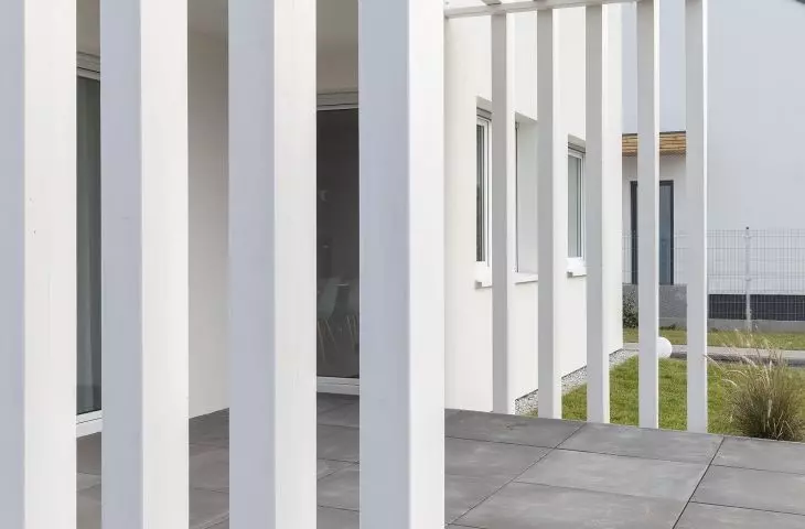 Entrance to the terrace
