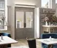 Slim air curtain can be installed both horizontally and vertically