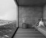Sauna area
