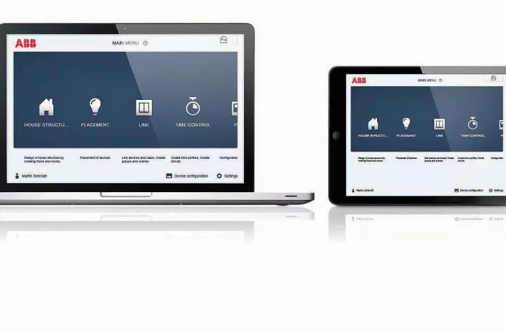 ABB WELCOME indoor video station with a diagonal of 7 inches