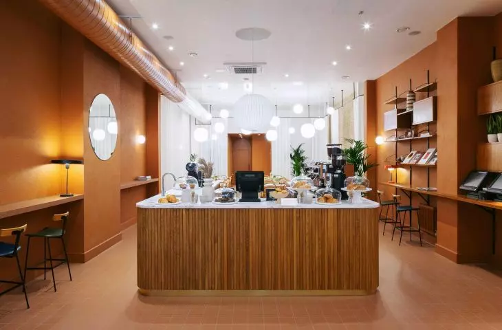 Widok na bar BEAM Café