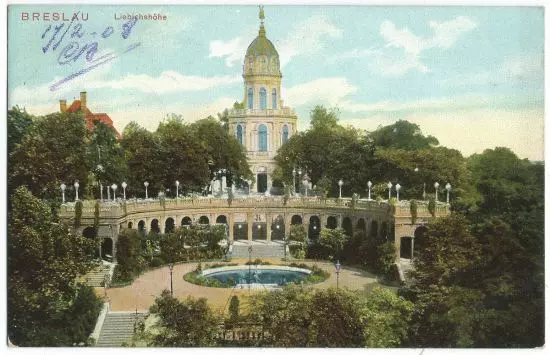 Wzgórze Partisans Hill on a 1908 postcard