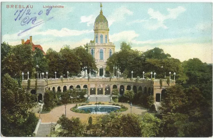 Partisan Hill on a postcard from 1908