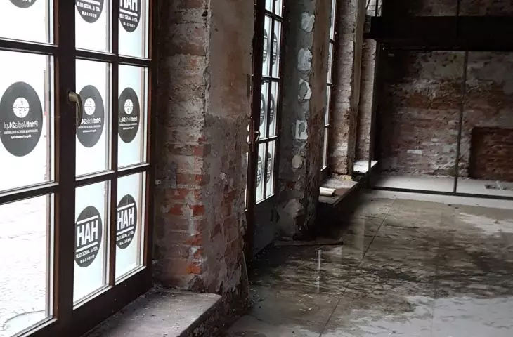 Interior of the building on Partisan Hill