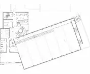 Sports hall, second floor plan
